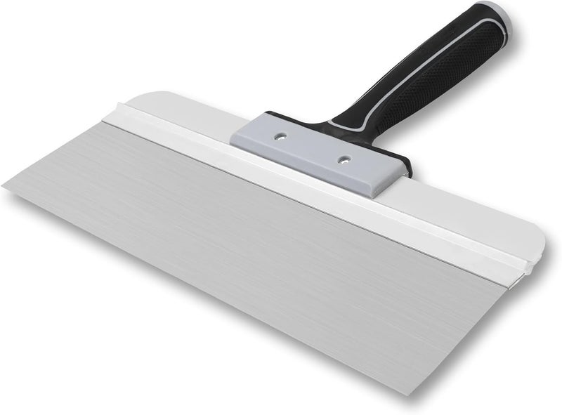 Rolling Dog 14 Inch Taping Knife - Drywall Taping Knife,Threaded End Can be Attached to Extension Pole,Stainless Steel Blade,Ideal for Skimming and Smoothing Walls and Ceilings - Image 1